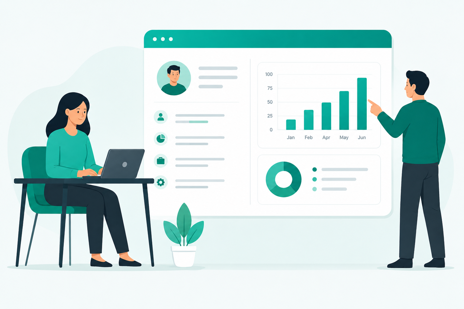 KiyoHR dashboard preview